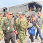 Nuevo convoy liderado por la vicepresidenta partió desde Quito hacia Imbabura